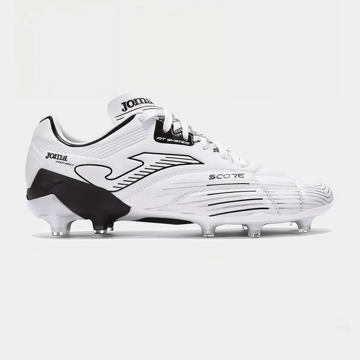 JOMA - Zapatillas Futbol Score 2502 FG Blanco Negro