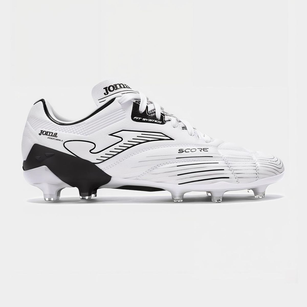 JOMA - Zapatillas Futbol Score 2502 FG Blanco Negro