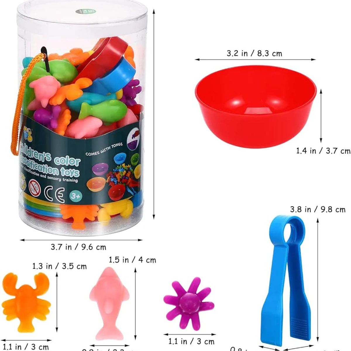 GENERICO - Juego de conteo de halobios para niños