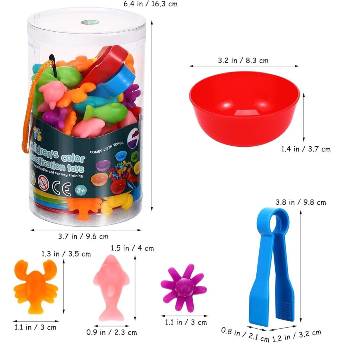 GENERICO - Juego de conteo de halobios para niños