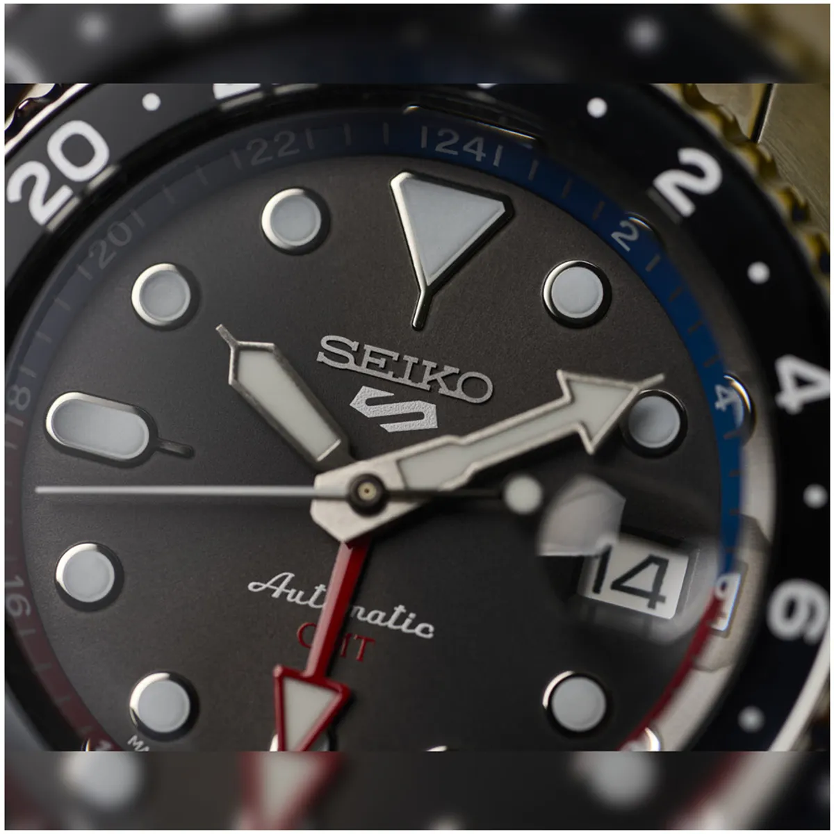 SEIKO - SEIKO 5 Sports US Special Creation Automatico GMT Acero Inox SSK019