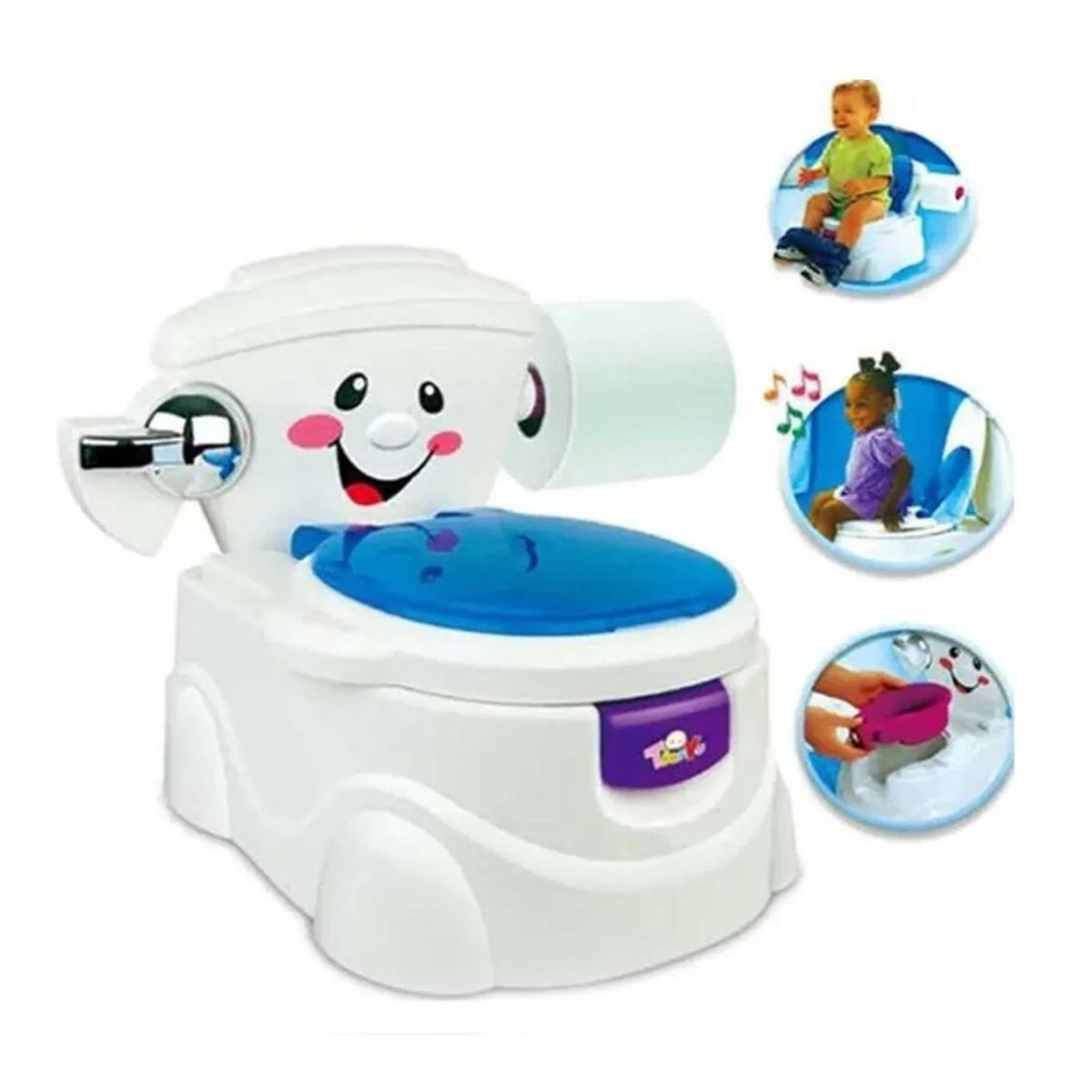 IDEAL - Bacín Entrenador Musical para Bebes Niños Carita