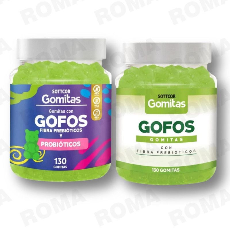 GENERICO - PACK 2 GOMITAS GOFOS PARA NIÑOS + GOFOS PARA ADULTOS 260 UND