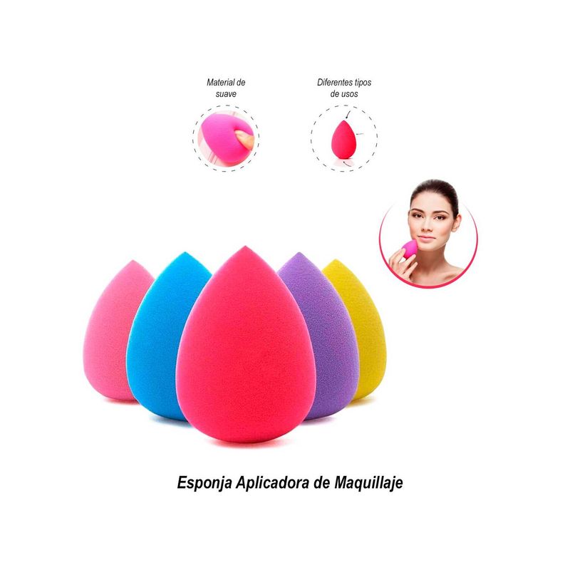 GENERICO - Esponja Aplicadora de Maquillaje