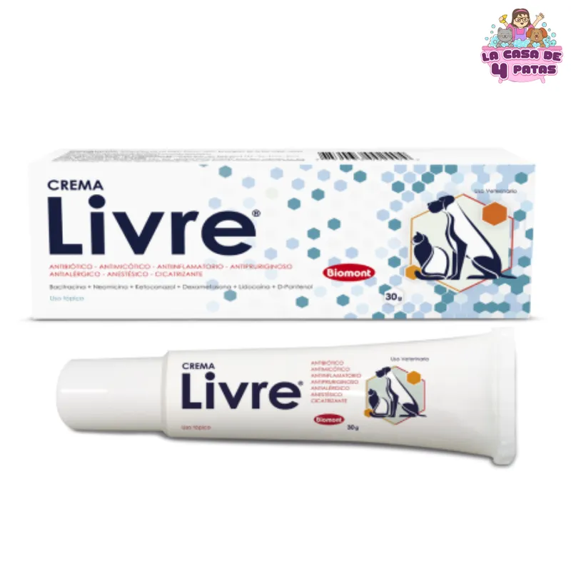 GENERICO - CREMA LIVRE- Cicatrizante 30GR