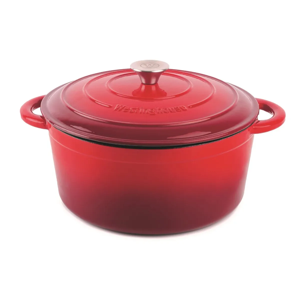 WESTINGHOUSE - Olla hierro fundido esmaltada con tapa WH 6L
