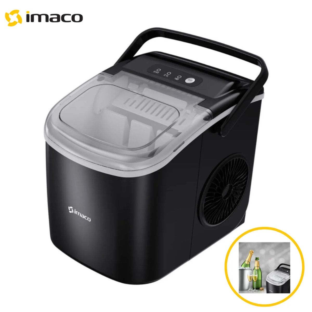 IMACO - Maquina para hacer Hielo Imaco 12Lts IMK1209