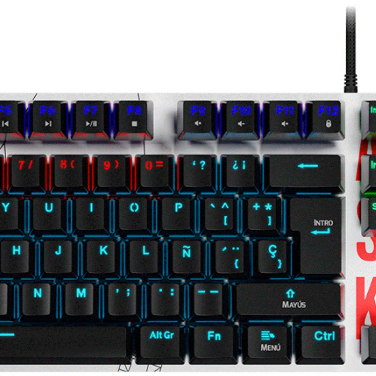 PRIMUS - TECLADO MECANICO GAMER RETROILUMINADO PRIMUS RED SWITCH BALLISTA90T