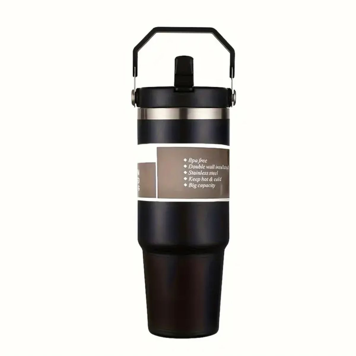 INSPIRA MARKET - Vaso termo grande con asa 890ml
