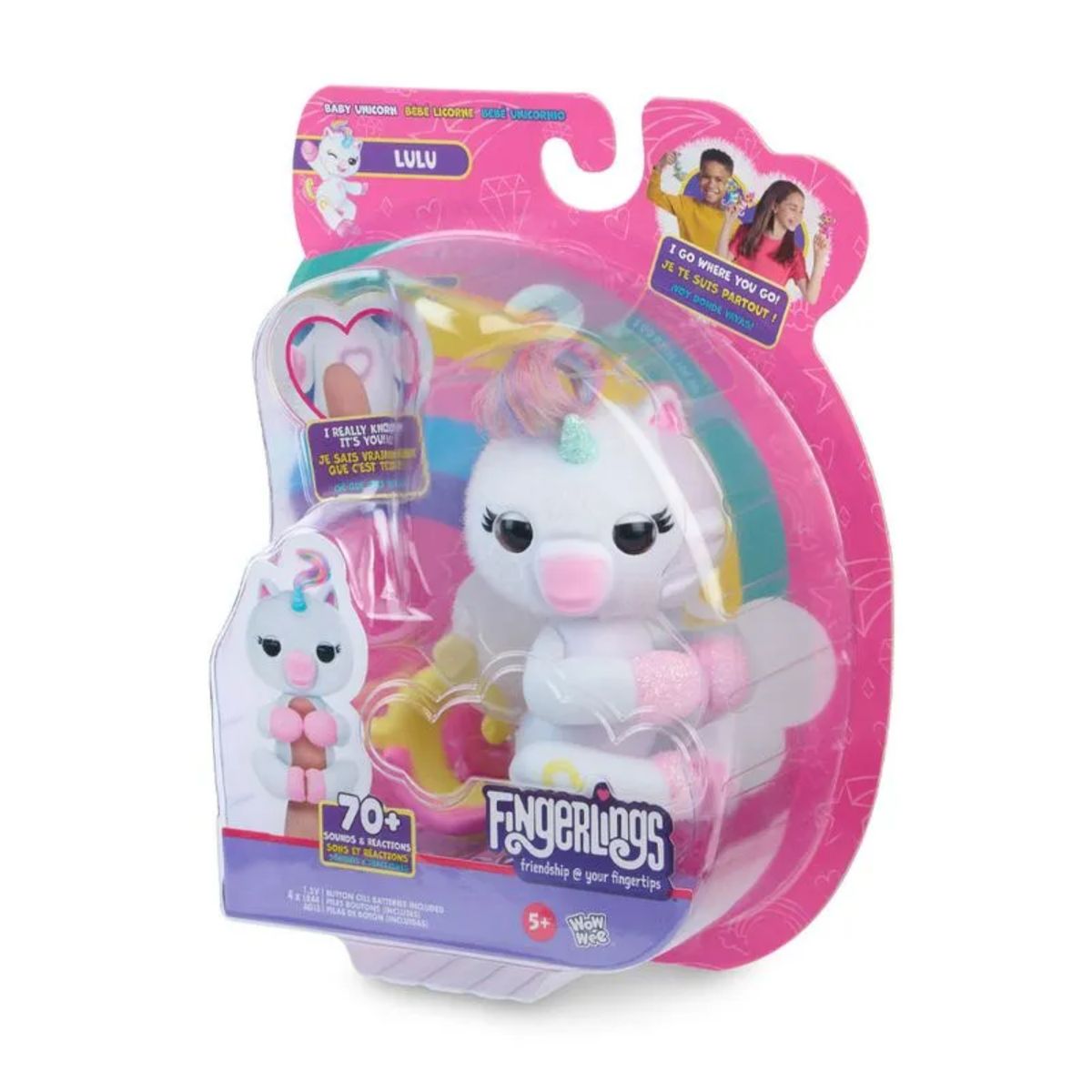 FINGERLINGS - Muñeco Fingerlings Unicornio mas de 70 Reacciones
