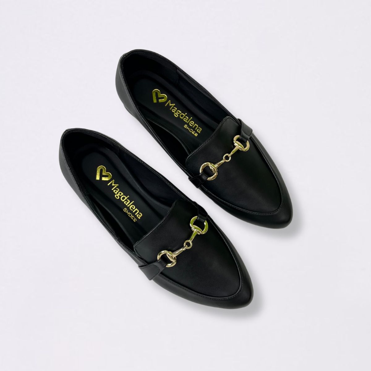 MAGDALENA SHOES - Mocasin 371 Traba Negro