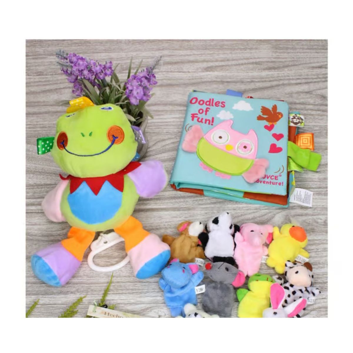 GENERICO - Peluche Sensorial Musical Interactivo Para Bebé Rana