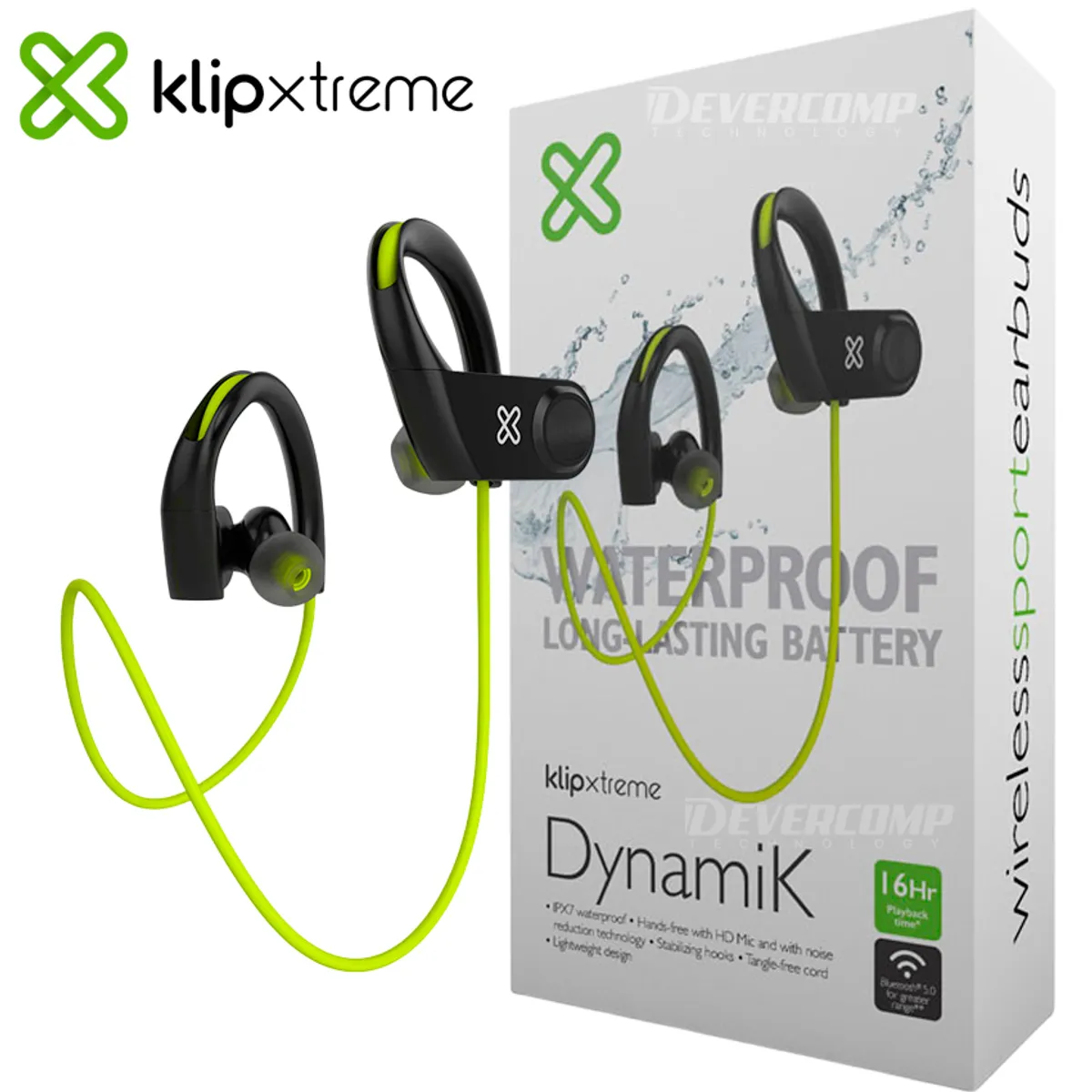 KLIP XTREME - Auricular Klip Xtreme DynamiK KSM-750YL Bluetooth