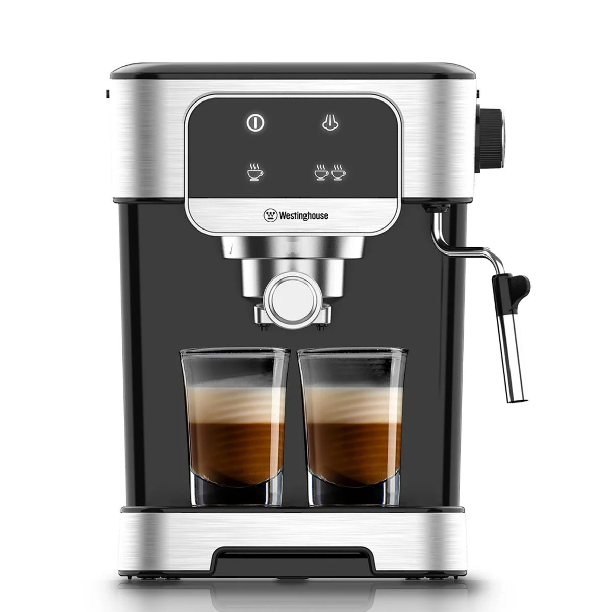 WESTINGHOUSE - Cafetera Espresso táctil con espumador WH 20 bares