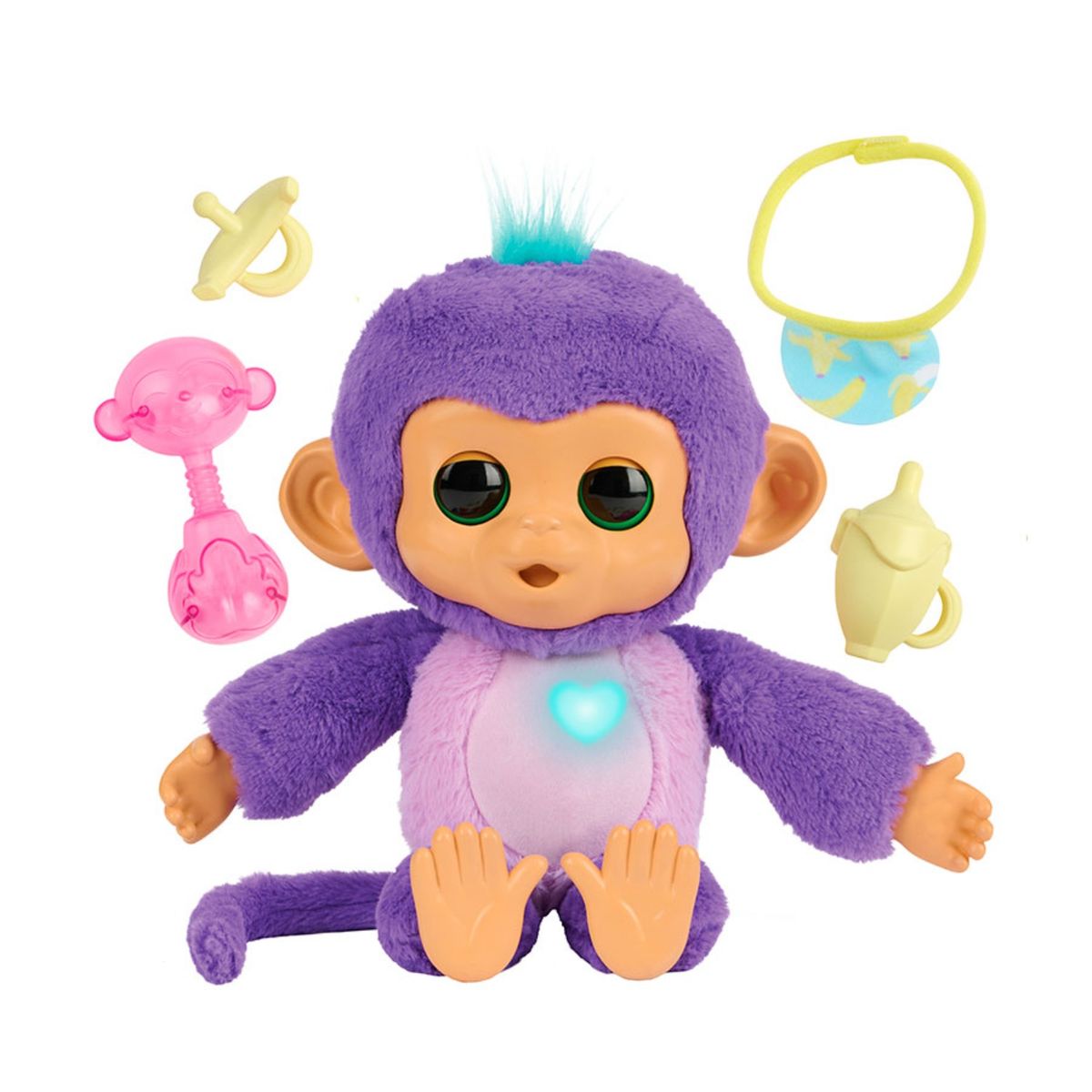 FINGERLINGS - Muñeco Mono Interactivo Sunny mas de 150 Reacciones