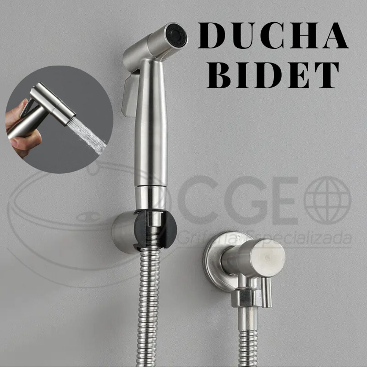 XM - LLAVE DE DUCHA BIDET SATINADO DT3103S02