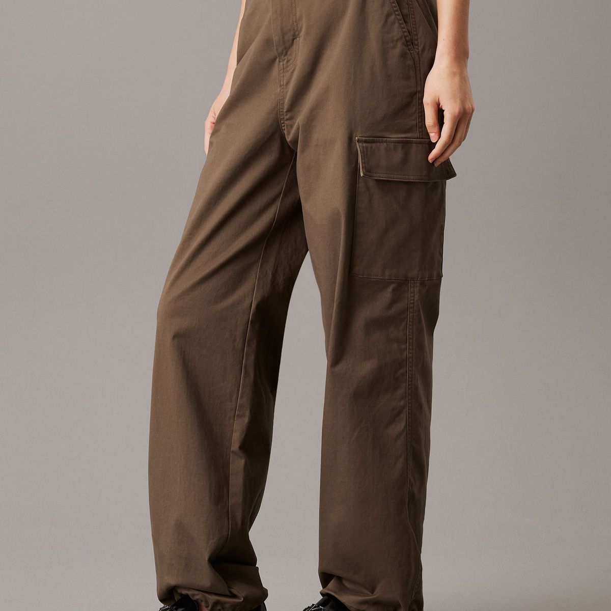 CALVIN KLEIN - PANTALON BRUSHED COTTON CARGO PANT
