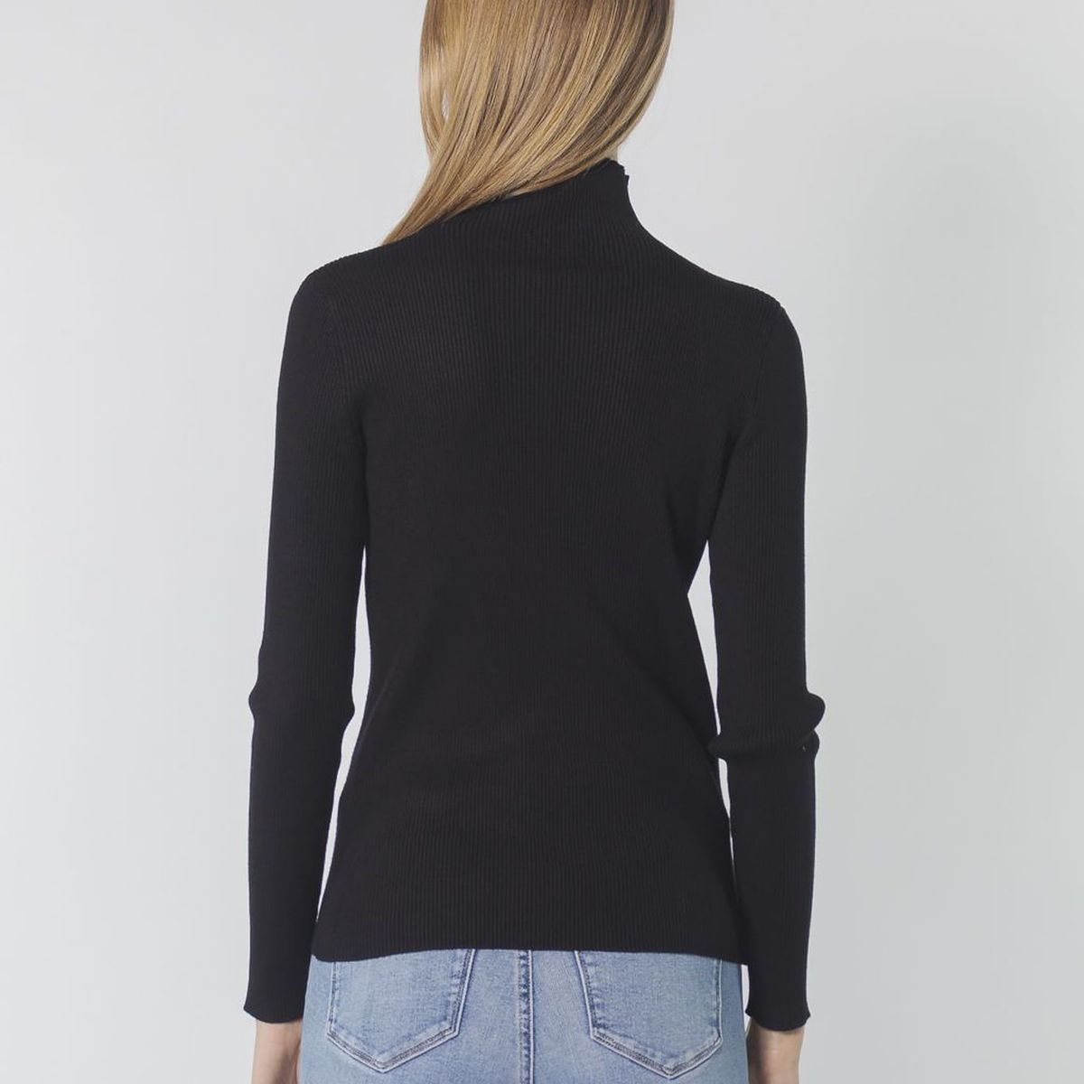 CALVIN KLEIN - SWEATER STUDED MOCK NECK