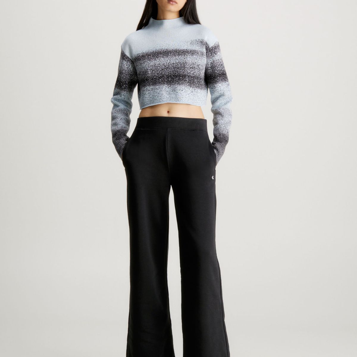 CALVIN KLEIN - PANTALON CK EMBRO BADGE KNIT PANT