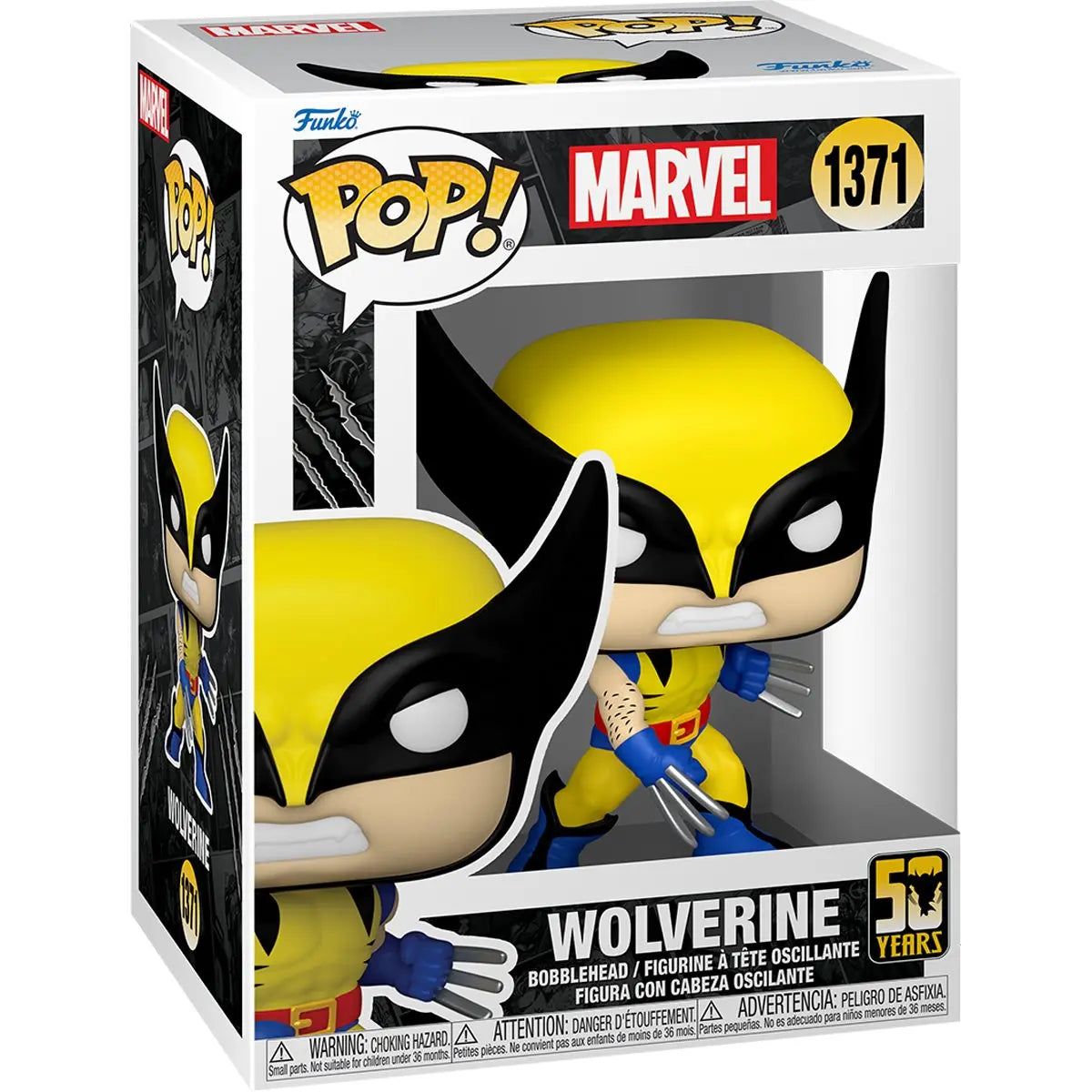 FUNKO - Funko Pop Marvel Wolverine 50th Aniversary - Wolverine Classic 1371