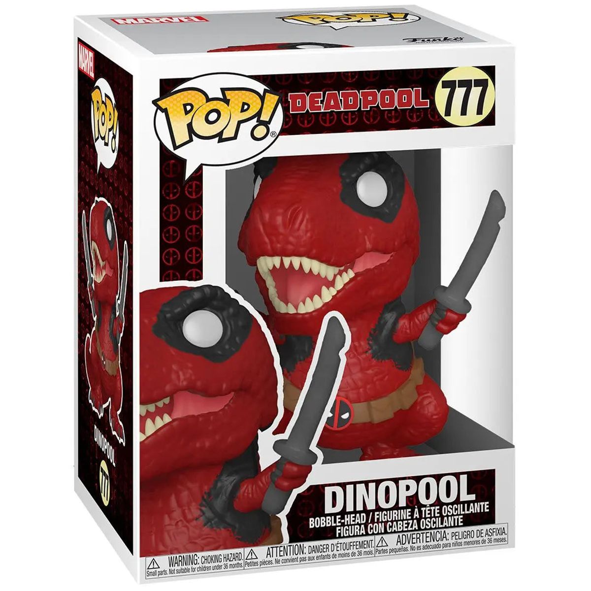 FUNKO - Funko Pop Marvel Deadpool 30th Anniversary - Dinopool 777