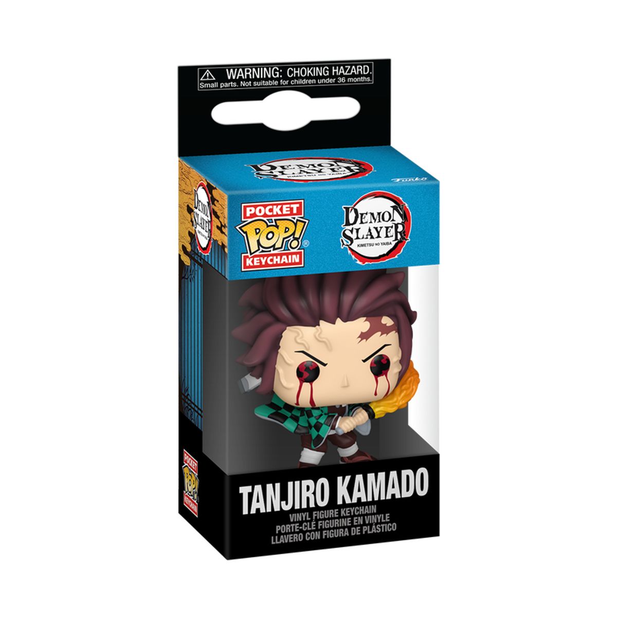 FUNKO - Funko Pop Keychain - Anime Demon Slayer - Tanjiro Kamado Sun Breathing