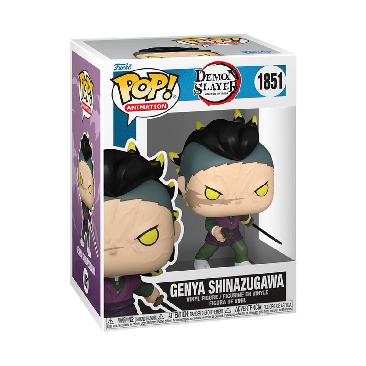FUNKO - Funko Pop Anime Demon Slayer - Genya Shinazugawa Demon Form 1851