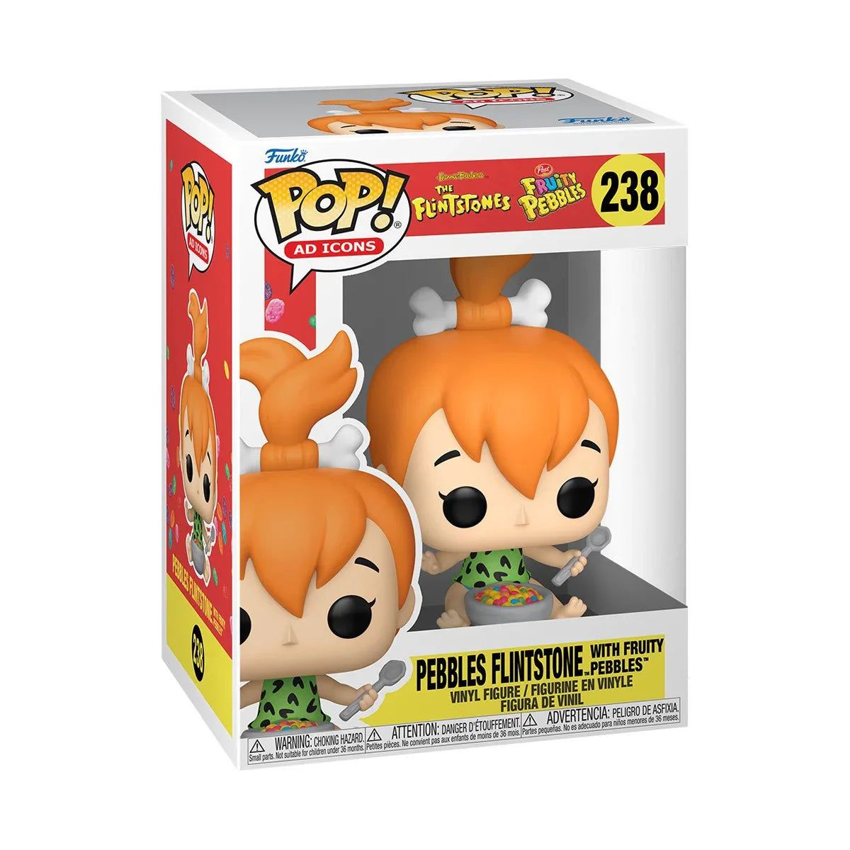 FUNKO - Funko Pop Animados Los Picapiedras - Pebbles Flinstone with Fruity Pebbles 238