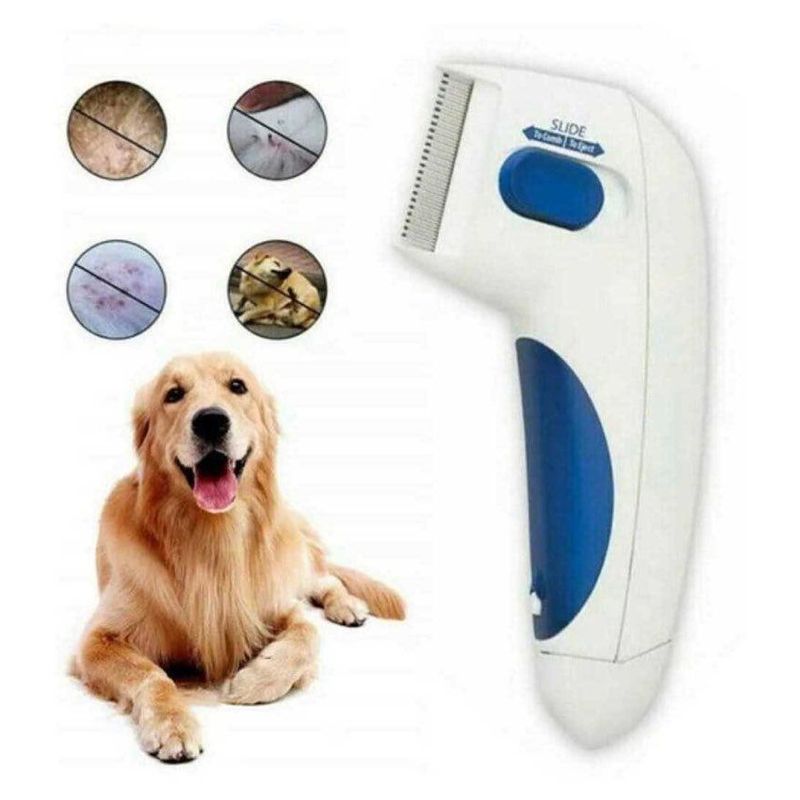 GENERICO - Peine Eléctrico Mata Pulgas para Perro y Gato - Flea Doctor