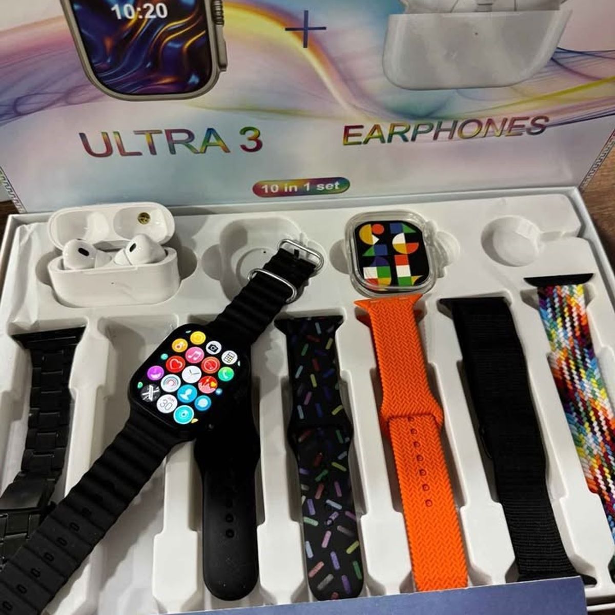 GENERICO - Smartwatch Ace 220 - 3 en 1 Negro