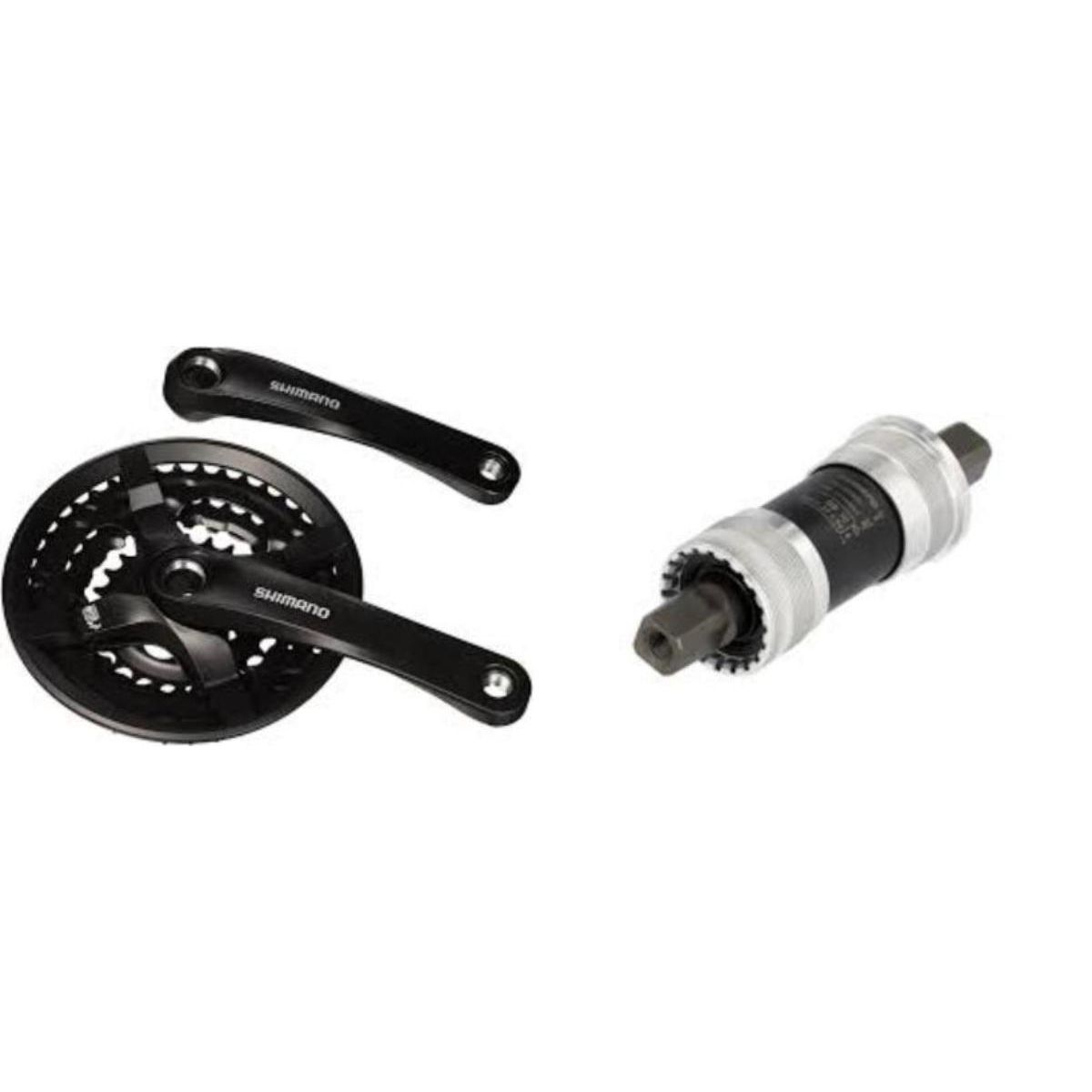 SHIMANO - CATALINA SHIMANO TRIPLATO Y EJE CENTRAL SHIMANO BICICLETA