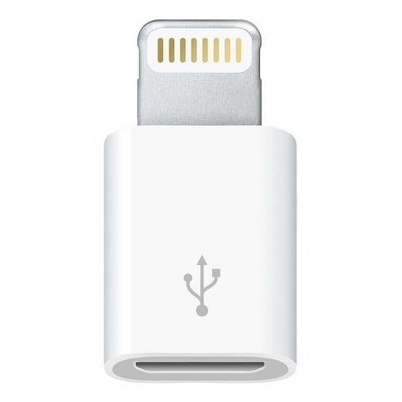 GENERICO - Adaptador X2 Unid Otg De Microusb V8 A Lightning iPhone