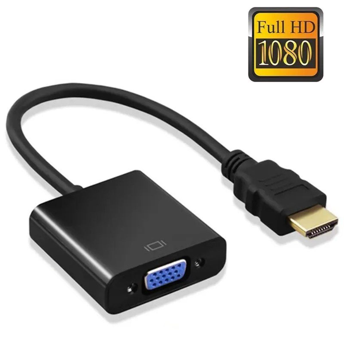 GENERICO - Cable Adaptador Hdmi A Vga 1080p
