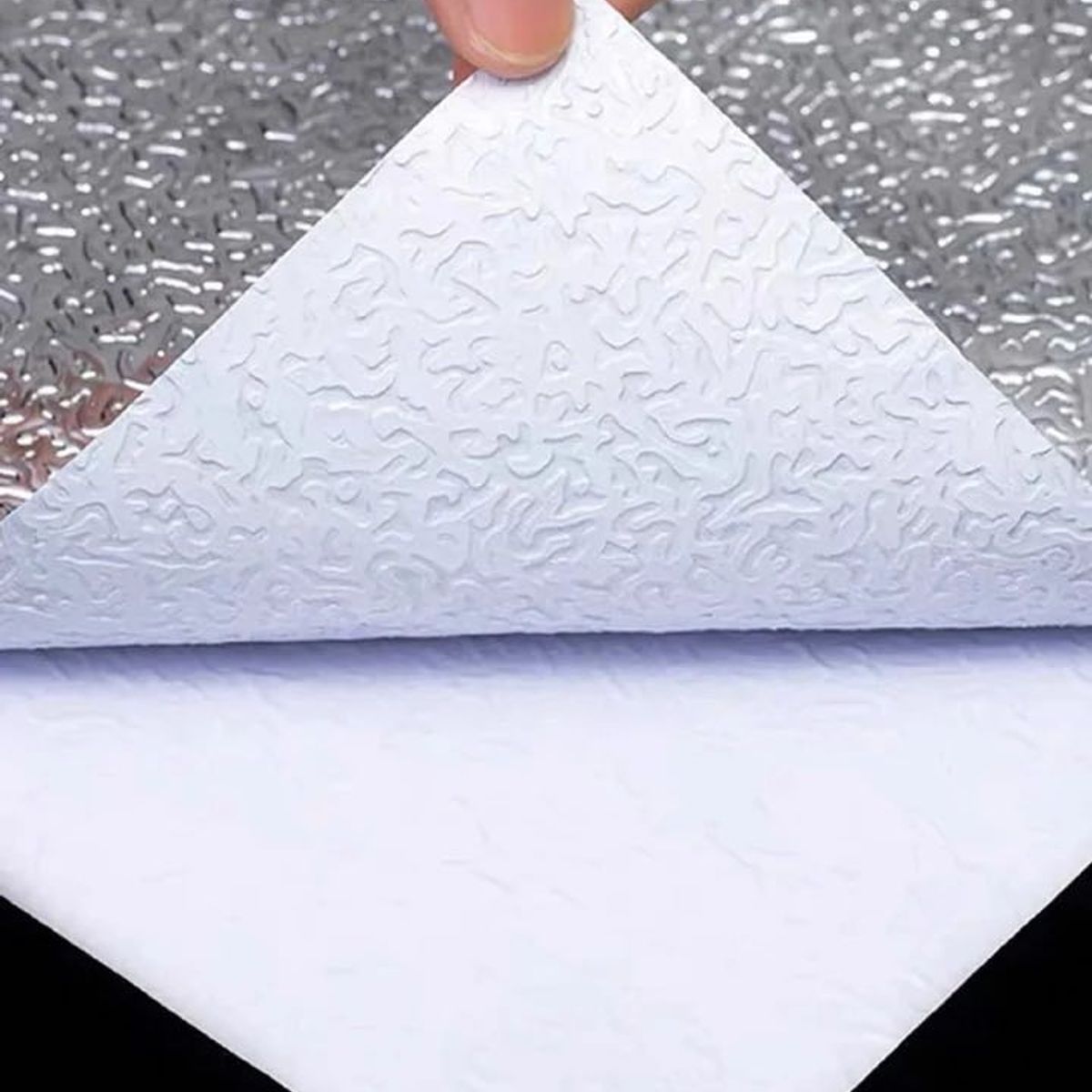 GENERICO - Pack x6 Papel Aluminio Adhesivo Para Protección Superficies 60cmx2m