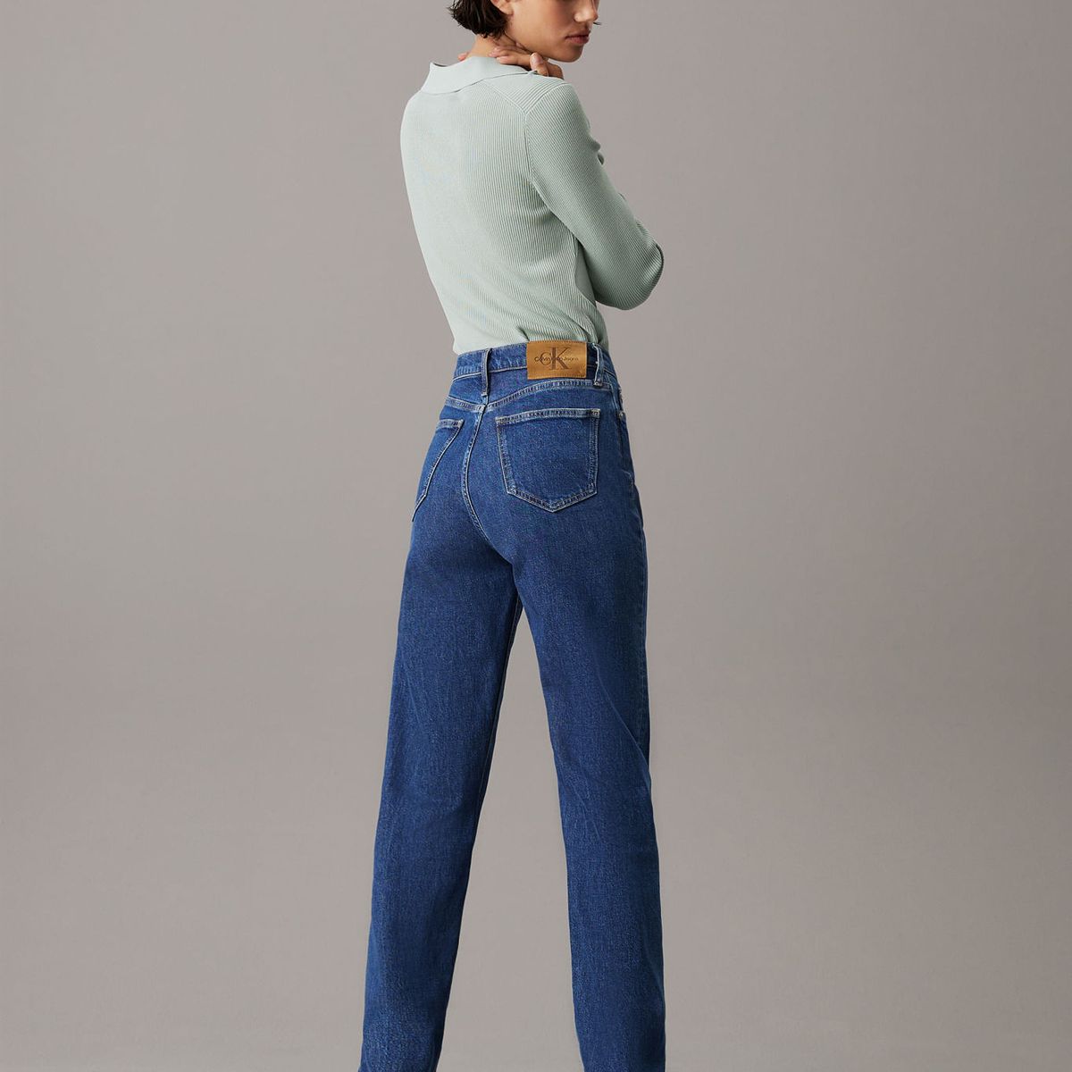 CALVIN KLEIN - JEAN HIGH RISE STRAIGHT