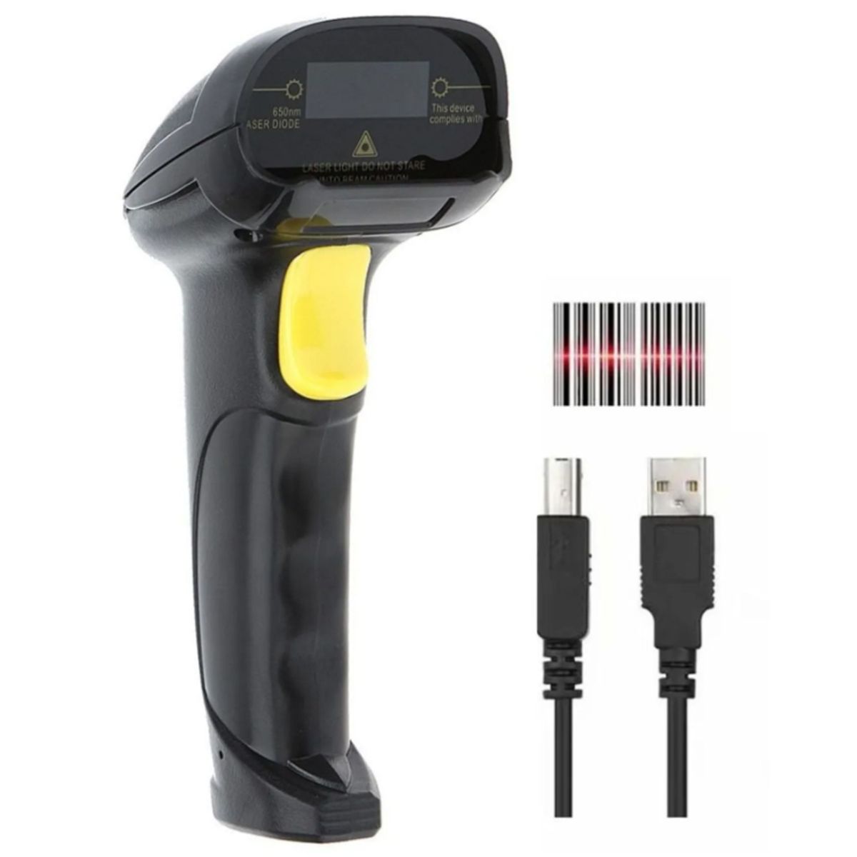 OEM - Lector Escaner de Código de Barras Alámbrico Pistola con Cable