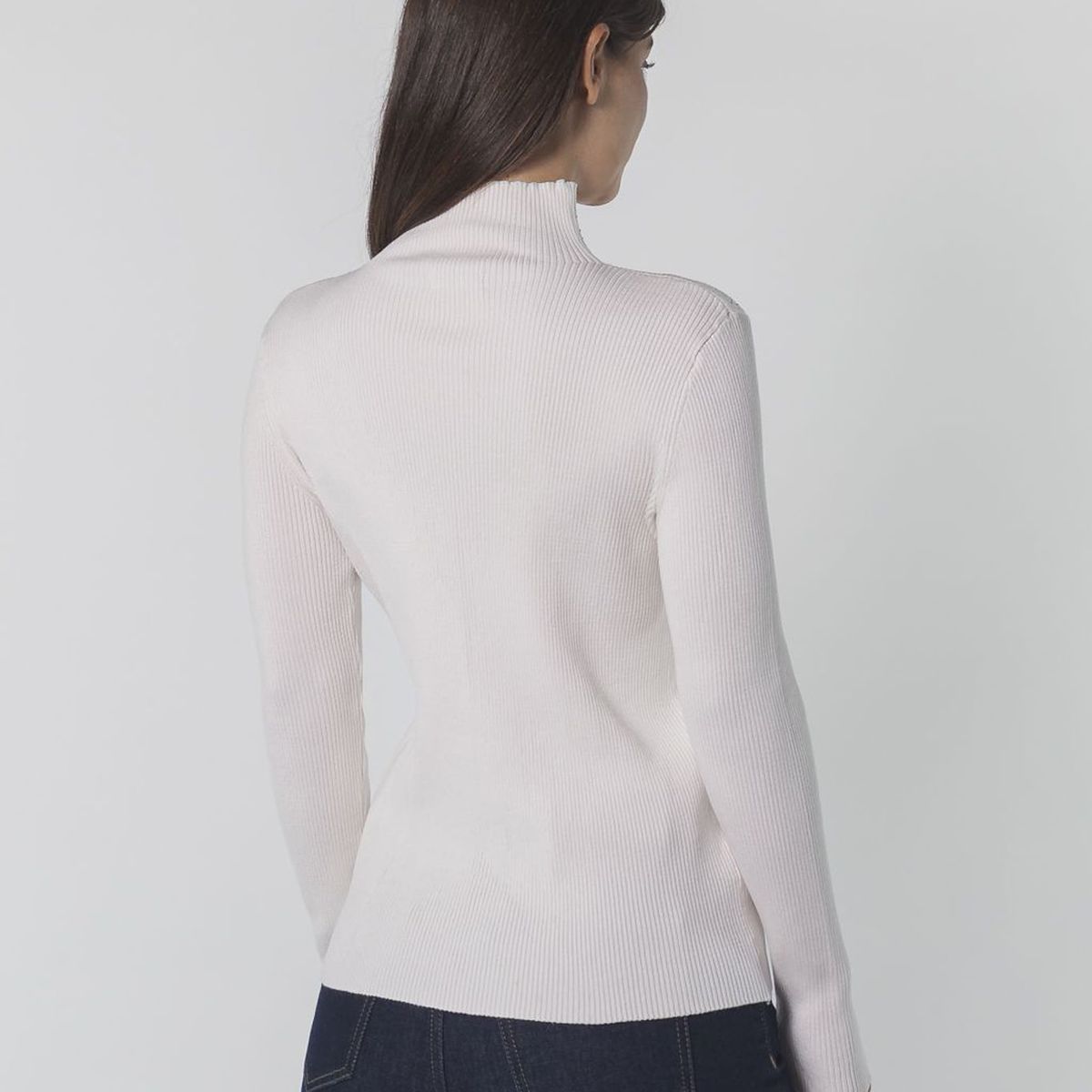 CALVIN KLEIN - SWEATER STUDED MOCK NECK