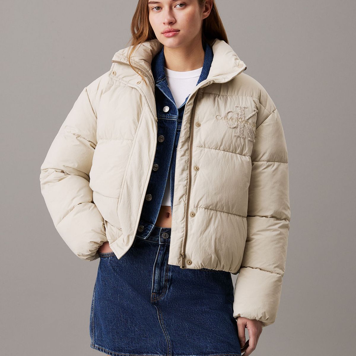 CALVIN KLEIN - CASACA PARA MUJERES CK