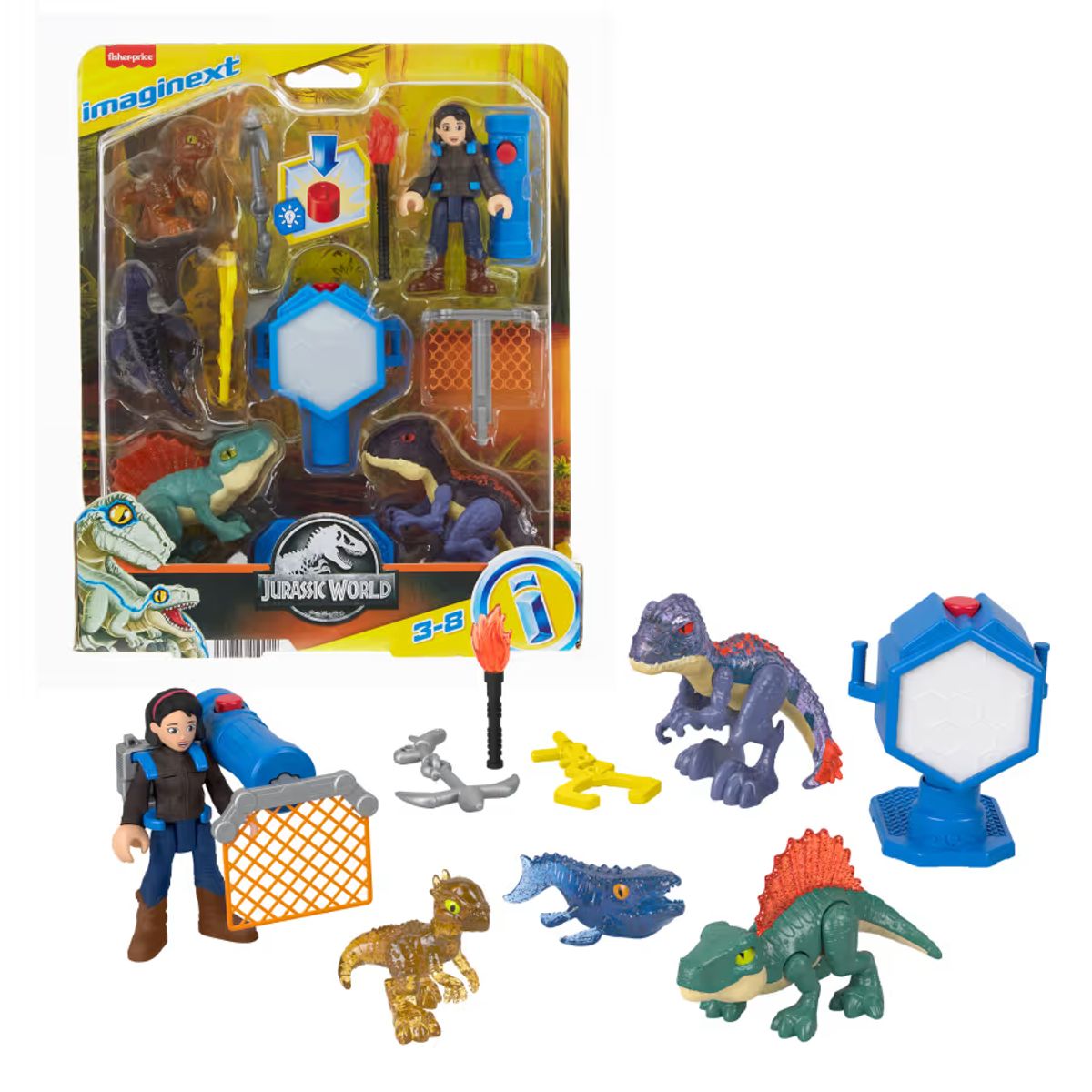 IMAGINEXT - Imaginext Jurassic World - Ilumina los dinosaurios