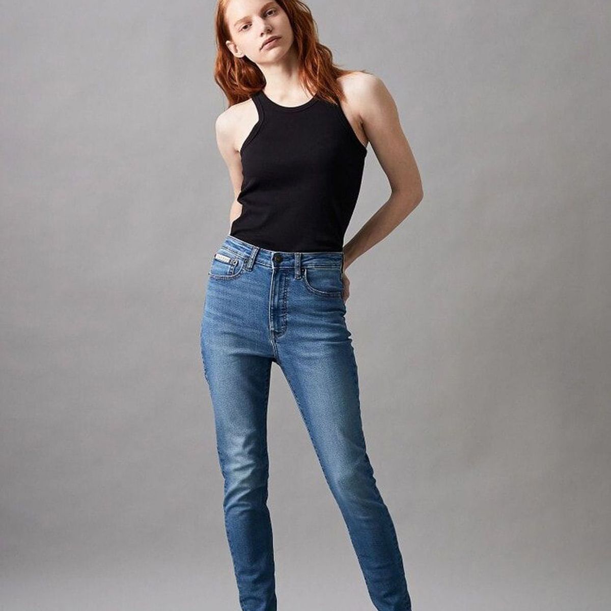 CALVIN KLEIN - JEAN ORIGINAL SKINNY HI RISE VNTG K
