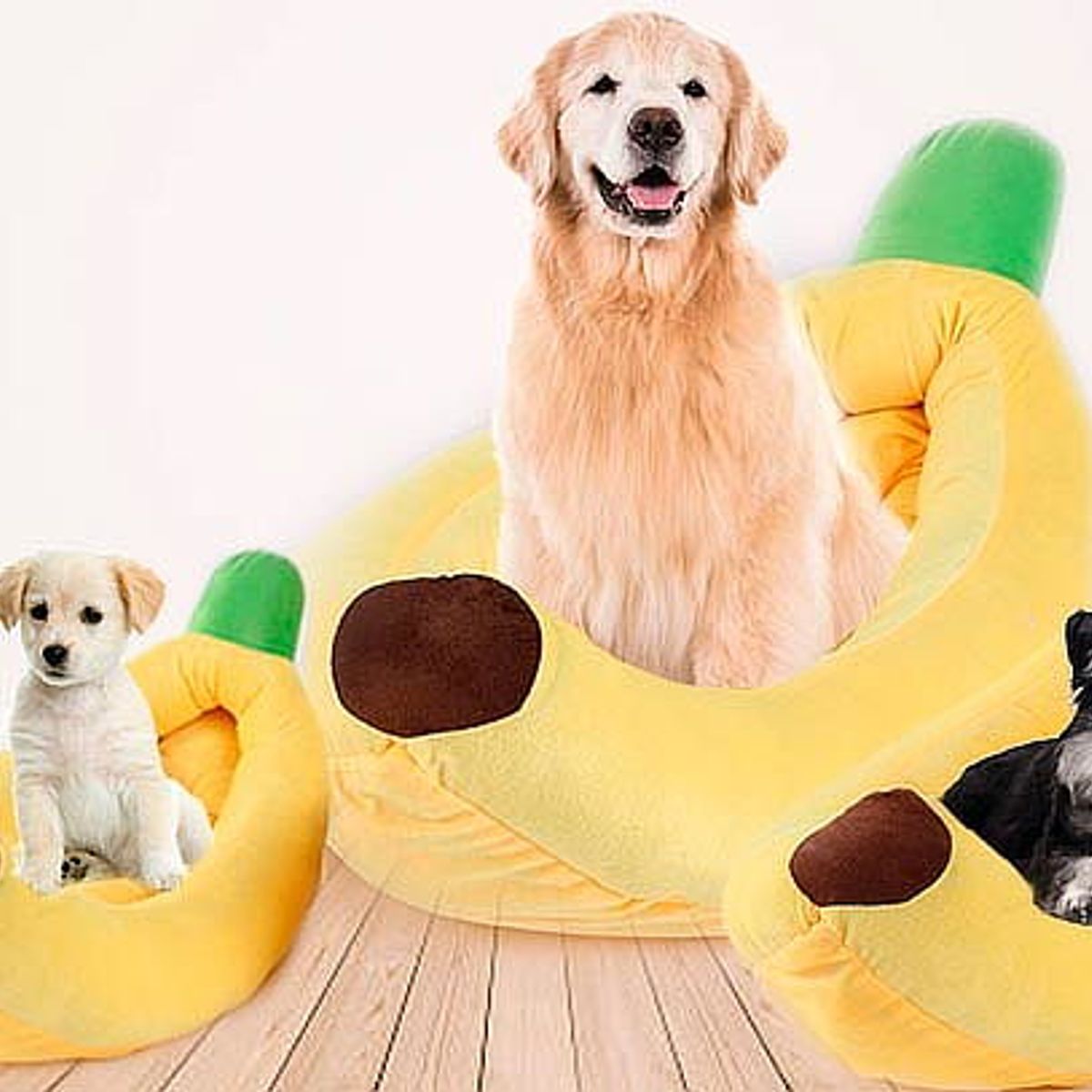 GENERICO - CAMA FORMA DE BANANA TALLA XL