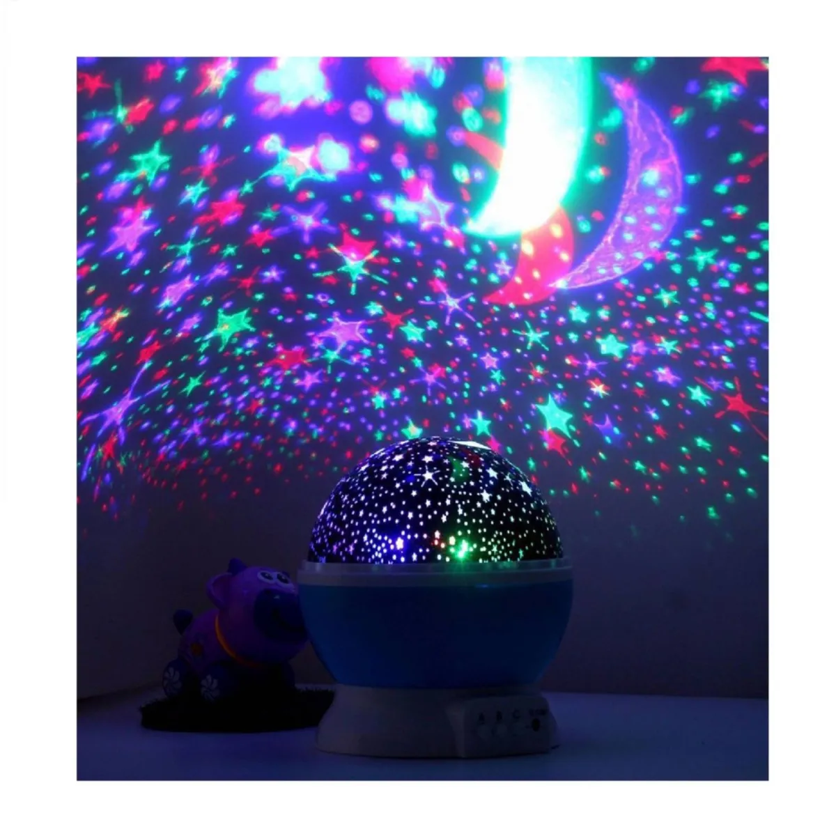 GENERICO - Lampara Proyector de estrellas portátil