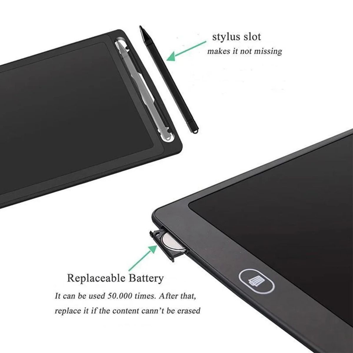 GENERICO - Pizarra Tableta Digital LCD Dibujo y Escritura 8.5 Pulgadas