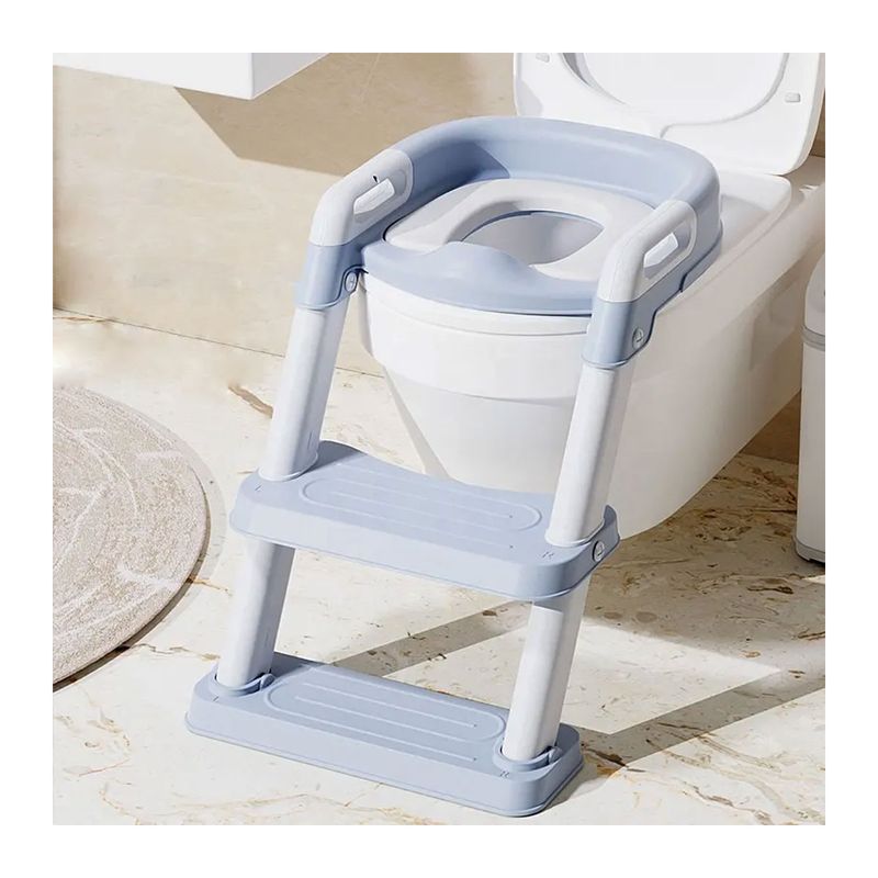 GRETAIL - Inodoro Bacín Asiento Infantil Niño Con Escalera Azul