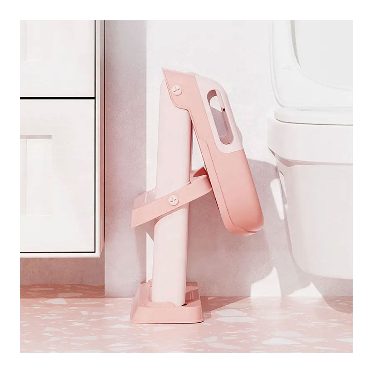 GRETAIL - Inodoro Bacín Asiento Infantil Niño Con Escalera Rosado