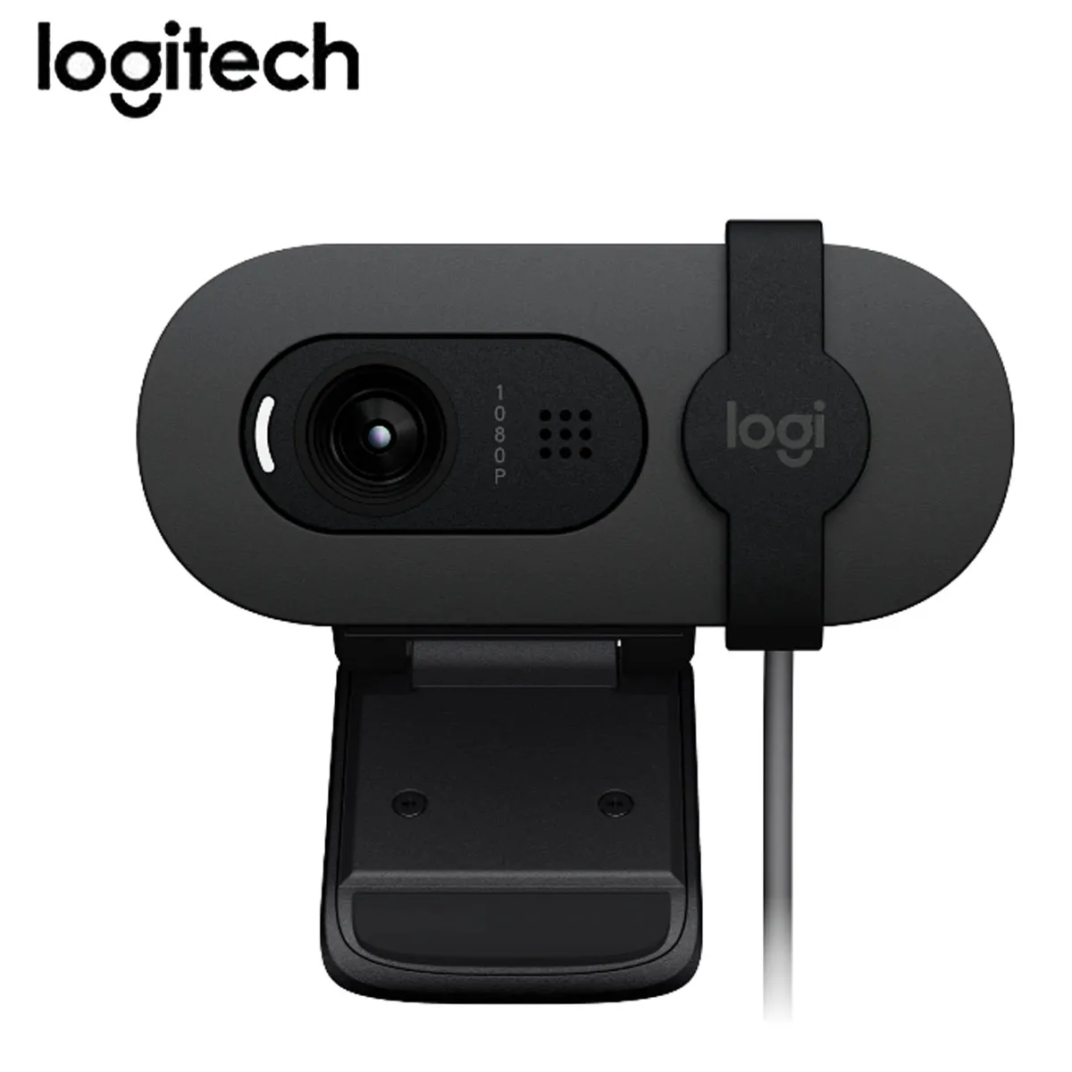 LOGITECH - Camara Logitech Brio 100 Fhd 1080p Usb-A  Negro 960-001586