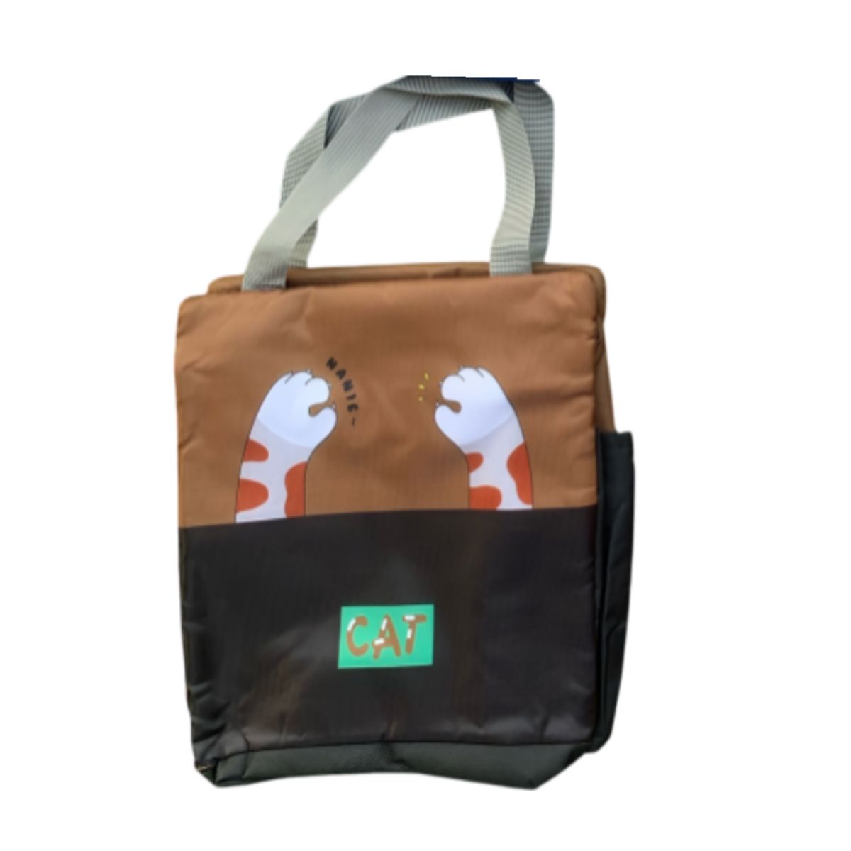 GENERICO - Lonchera Bolso Para alimentos color Marrón