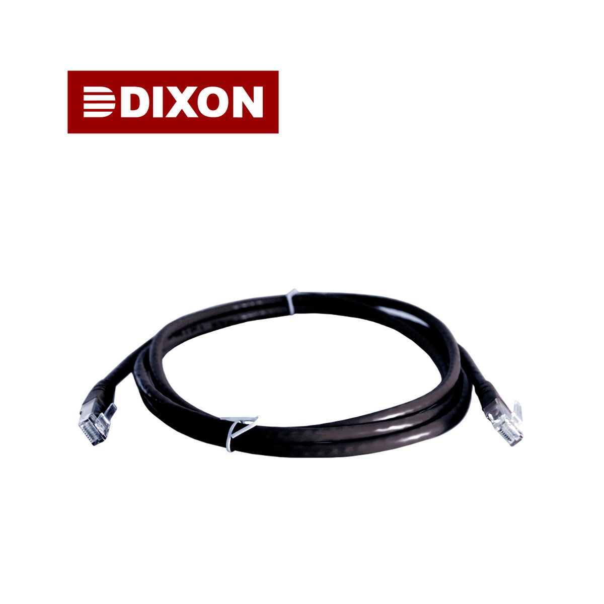 DIXON - Cable Patch Cord Dixon 2Metros UTP Cat.5e 24 AWG COBRE LSZH RoHS Negro