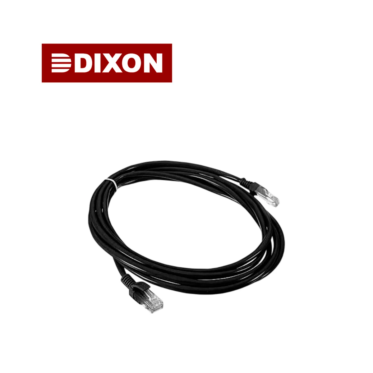 DIXON - Cable Patch Cord Dixon 3 Metro UTP Cat. 6 24 AWG COBRE LSZH RoHS Negro