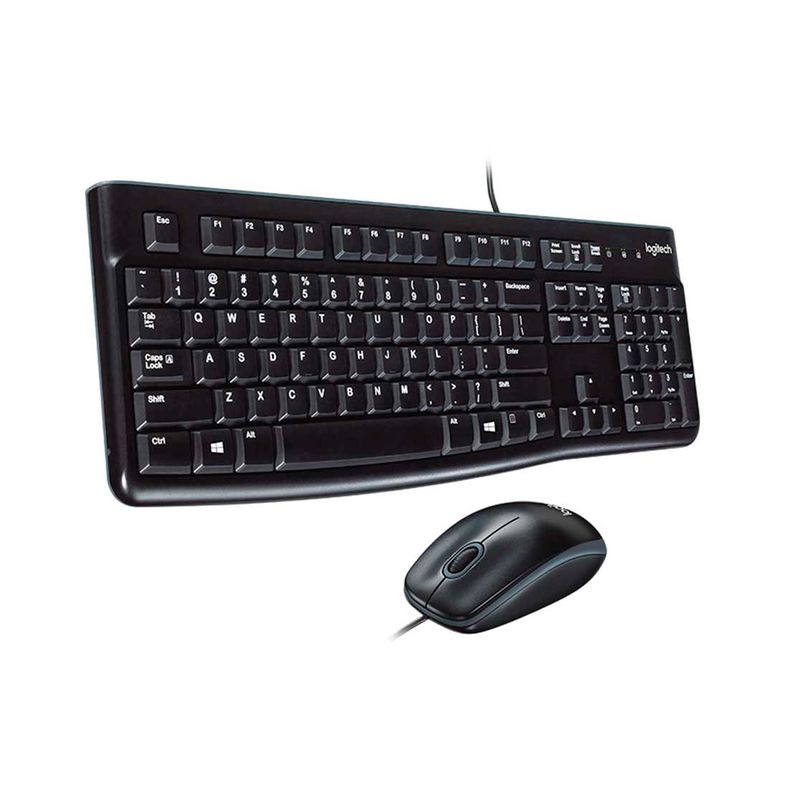 LOGITECH - Kit Teclado Y Mouse Mk120 Alambrico Usb